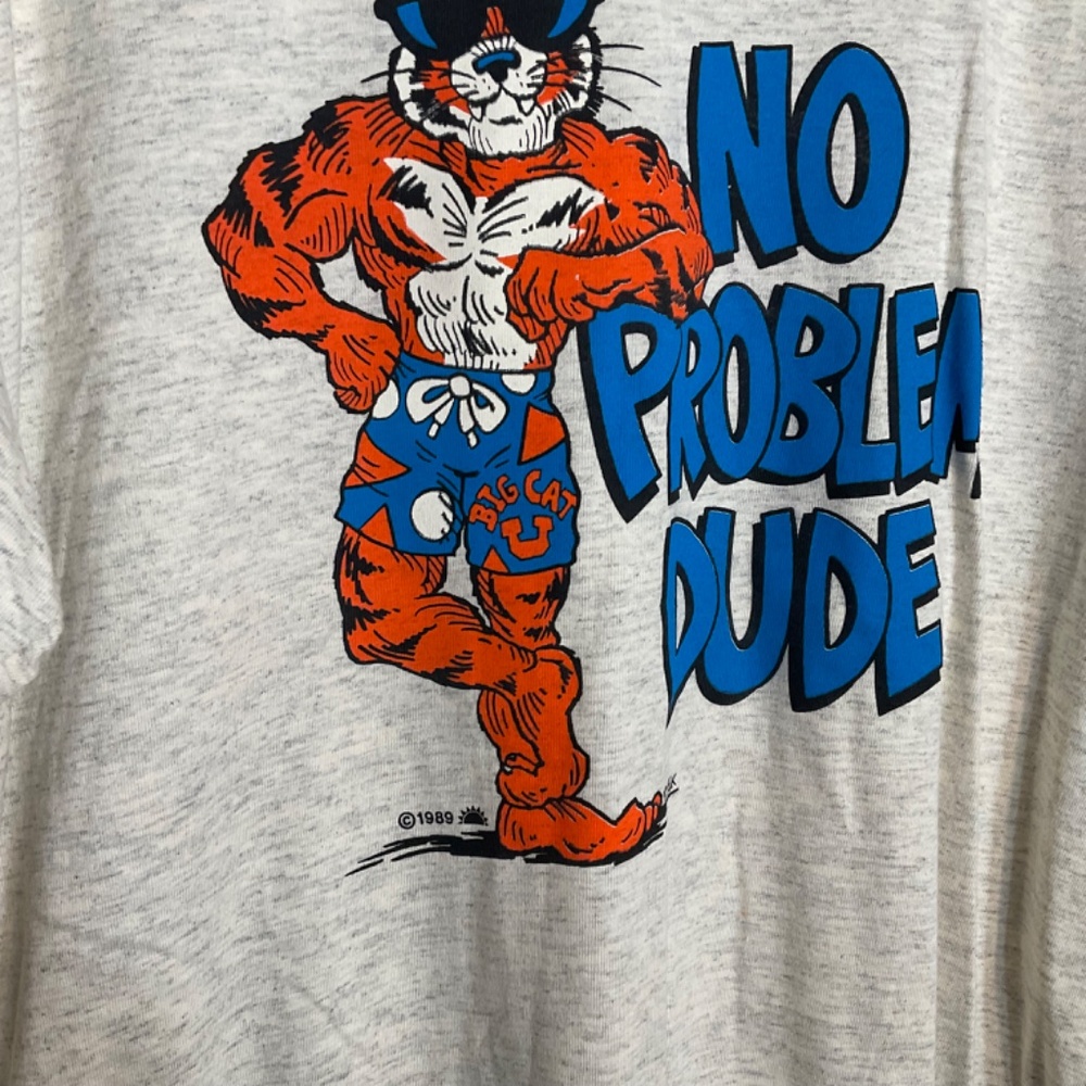 Vintage 1989 No Problem Dude T-Shirt Size Large - Picture 7 of 8
